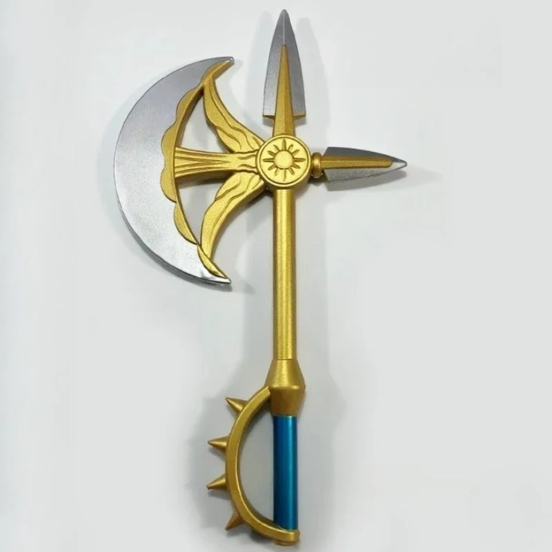 60cm Cosplay Accessories Anime Seven Deadly Sins Escanor Sun Tomahawk Divine Axe Rita PU Prop Model Cosplay Costume Props Model
