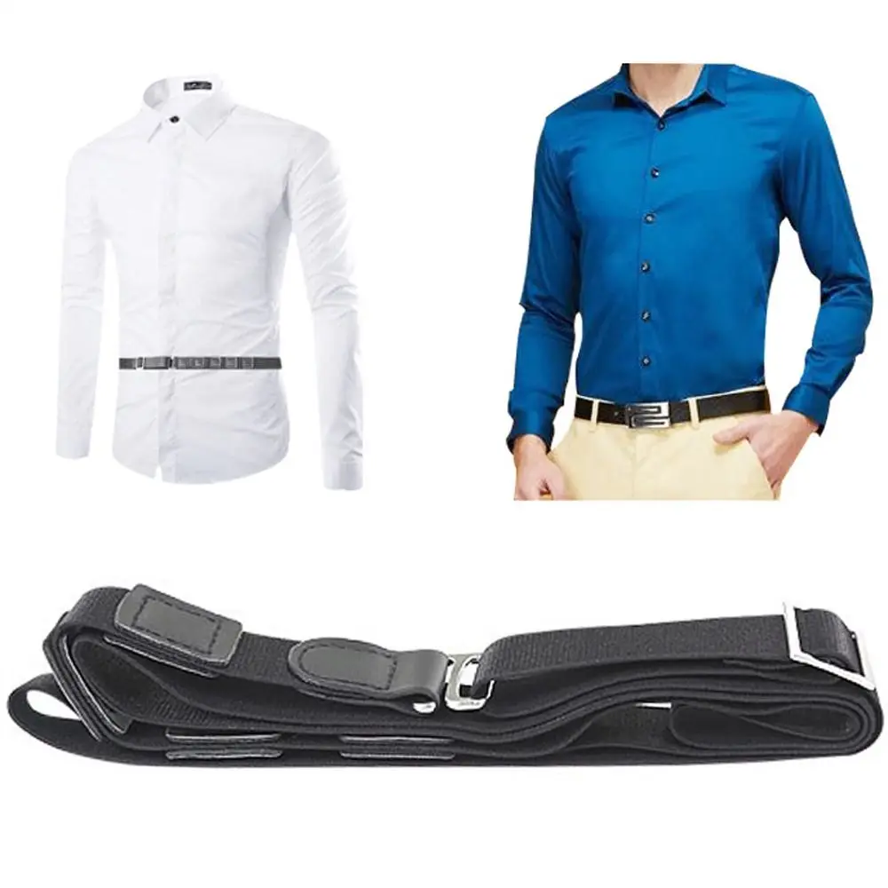 

Creative Adjustable Shirt Stay Belt Elastic Non-slip Shirt Fixed Holder Shirt Wrinkle-Proof Straps For Men Women