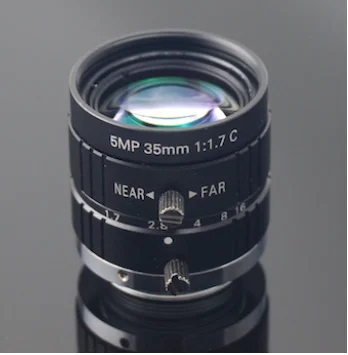 Machine Vision Lens 5 Megapixel Manual Iris Lens 6mm 2/3
