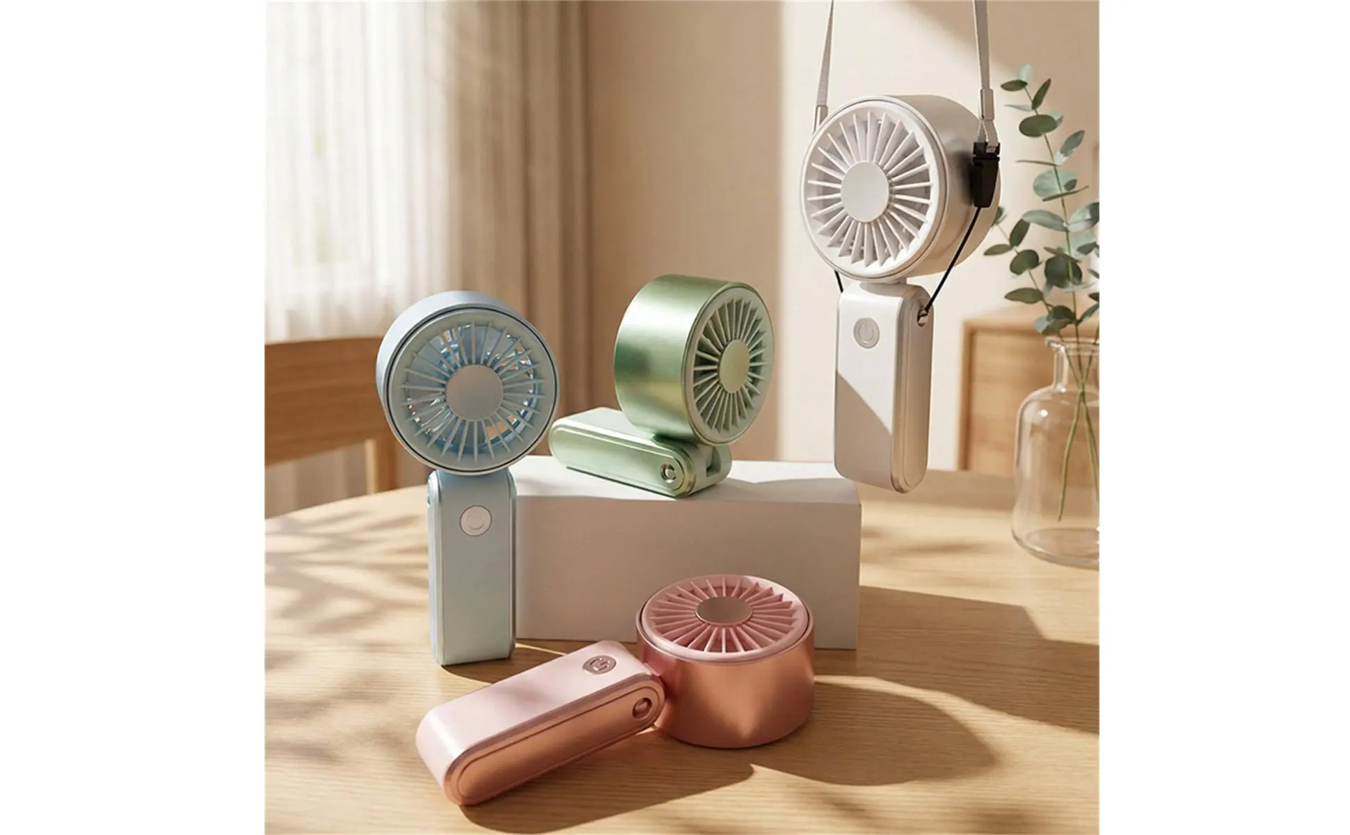 Portable Handheld Fan Lightweight USB Rechargeable Fan for Travel, Outdoor Portable Handheld Fan Lightweight USB Rechargeable Fan for Travel, Outdoor