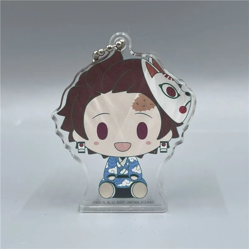 Demon Slayer Tanjiro Kamado Giyu Tomioka Rengoku Kyoujurou Pendant Anime Peripheral Cute Cartoon Acrylic Stand Kawaii Goods