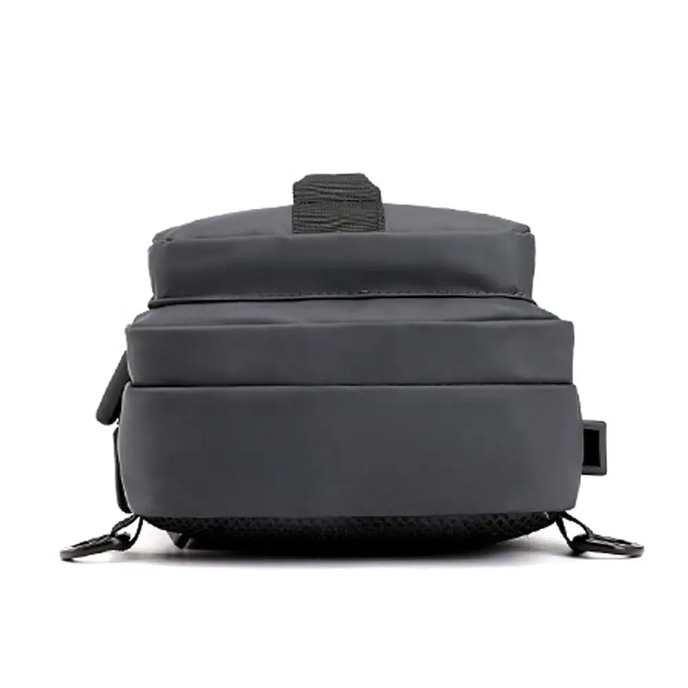 Men\'s Sling Crossbody Bag Anti-theft Chest Shoulder Messenger Backpack USB Port