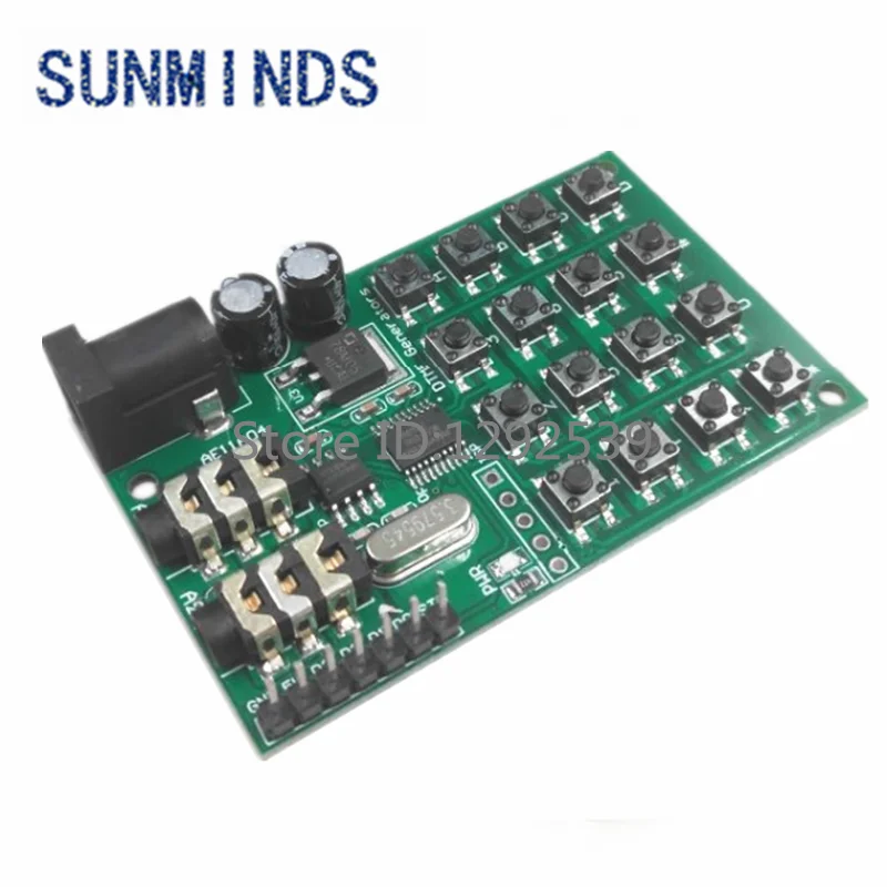 1pcs AE11A04 DTMF Generator Encoder Transmitter Module Dialing Keyboard MCU Control For PC Interphone Mobile For Smart Home
