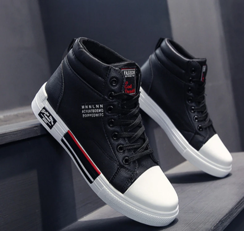 2025 Neue Atmungsaktive Weichsohlen-Herren-Freizeitschuhe Koreanische Mode Studenten-Joggingschuhe Jugend-Boardschuhe – Detail 10