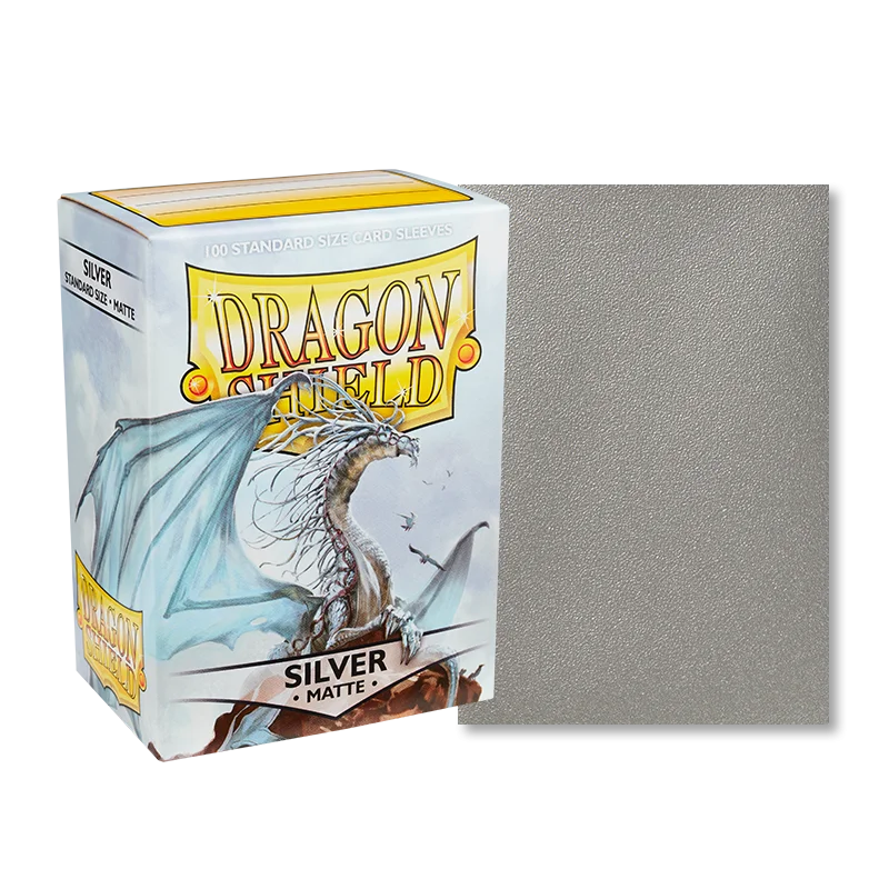 100 PCS/BOX Colorful Matte Cards Sleeves Denmark Dragon Shield Cards Cover Cards Protector for Magic PKM/Star Reals Board Games