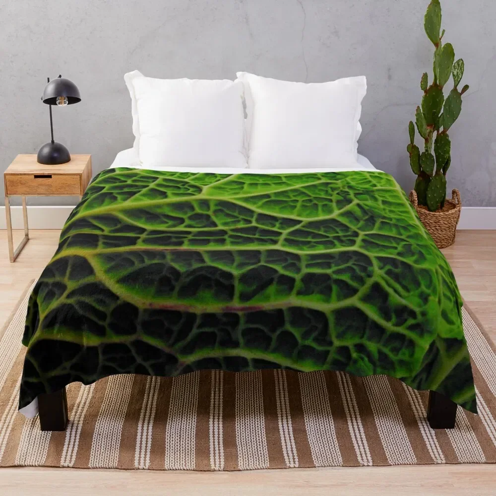 CABBAGE Throw Blanket Flannel Soft Weighted Blankets