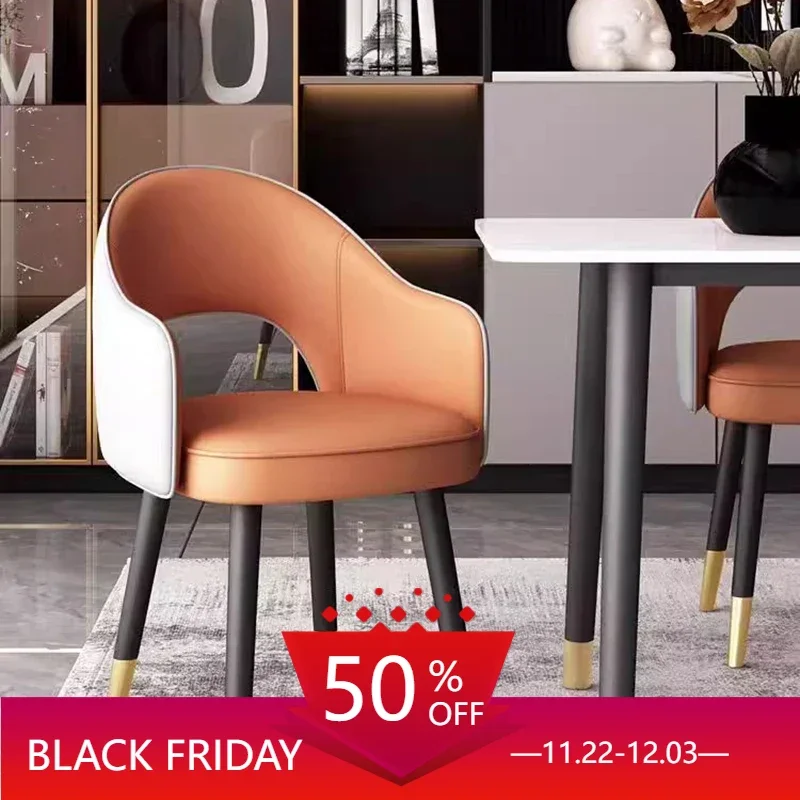 Arm Nordic Dining Chairs Office Designer Modern Luxury Desk Dining Chairs Living Room Bedroom Muebles Stuhl Modern Furniture