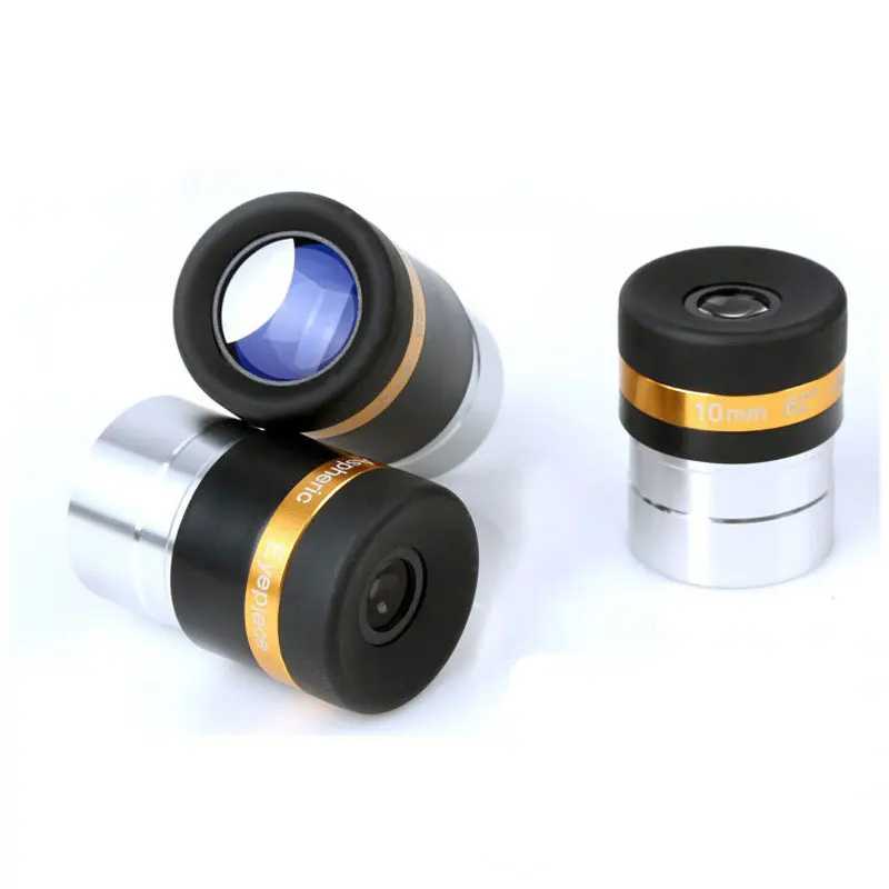 Eyepieces 4/10/23mm Telescope Lens Wide Angle 62 Deg Aspheric Astro Eyepiece HD Fully Coated Telescope Accessory for 1.25 inch