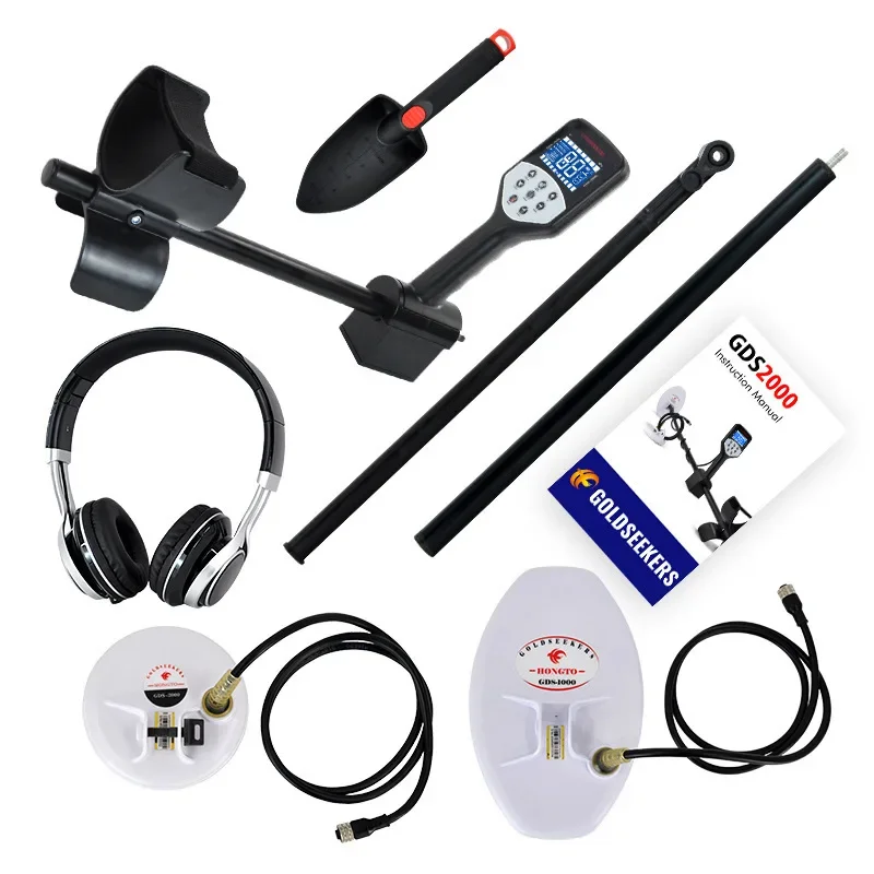 Professional Alluvial Gold Metal Detector, High Sensitivity Sand Gold Detector for Underground Gold Nugget Hunting