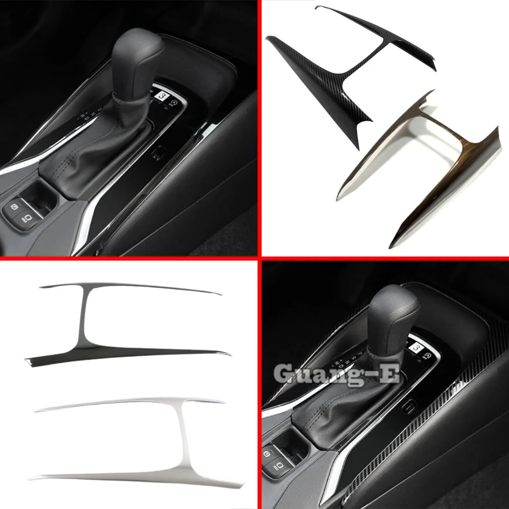 

For Toyota Corolla Altis 2019 2020 2021 2022 Car Center Console Gear Shift Box Trim Car Styling Accessories Interior Decor Frame