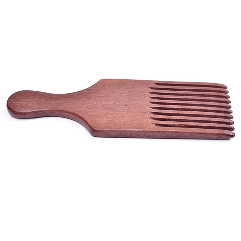 Wooden Comb Afro Pick Hair Lift Combs Long Tooth Detangling Accessories Beard Pick Natural Volumizing and Drop Shipping