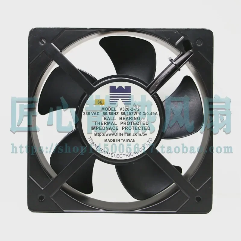 

Axial Fan for MODEL V320-2-72 230V AC 65W 102W 0.3A 0.2A 20cm