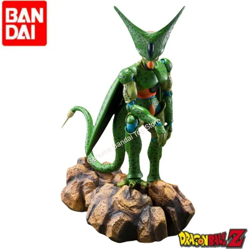 

In Stock Original Bandai Dragon Ball Cell Anime Merchandise Action Figure Figurine Model Ornaments Statue Holiday Gifts