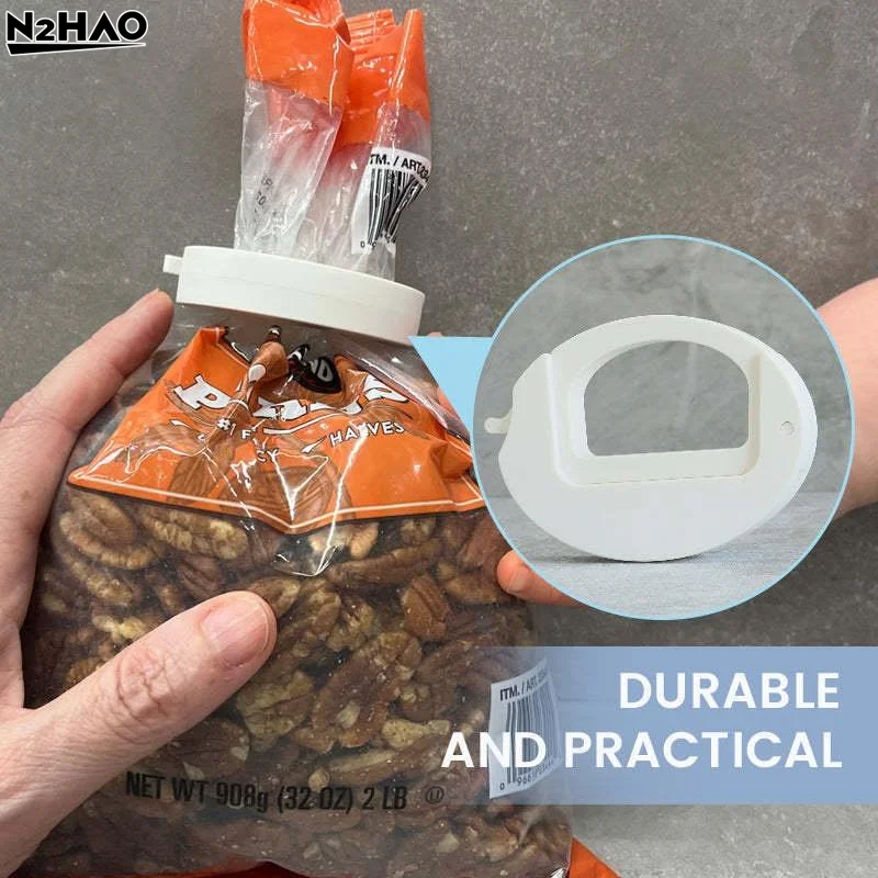 

1PC Food Sealing Clips Snack Bag Clips Kitchen Storage Moisture Resistant Fresh-keeping Clips Portable Plastic Bag Sealing Clips