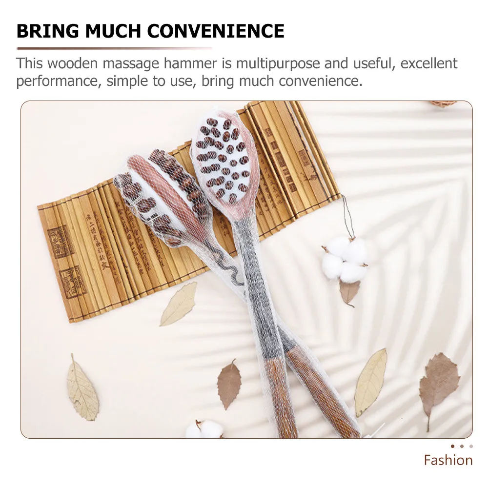 

Деревянный массажный молоток с длинной ручкой, без заусенцев, безопасный для кожи, для массажа спины, плеч, шеи, портативный деревянный массажер