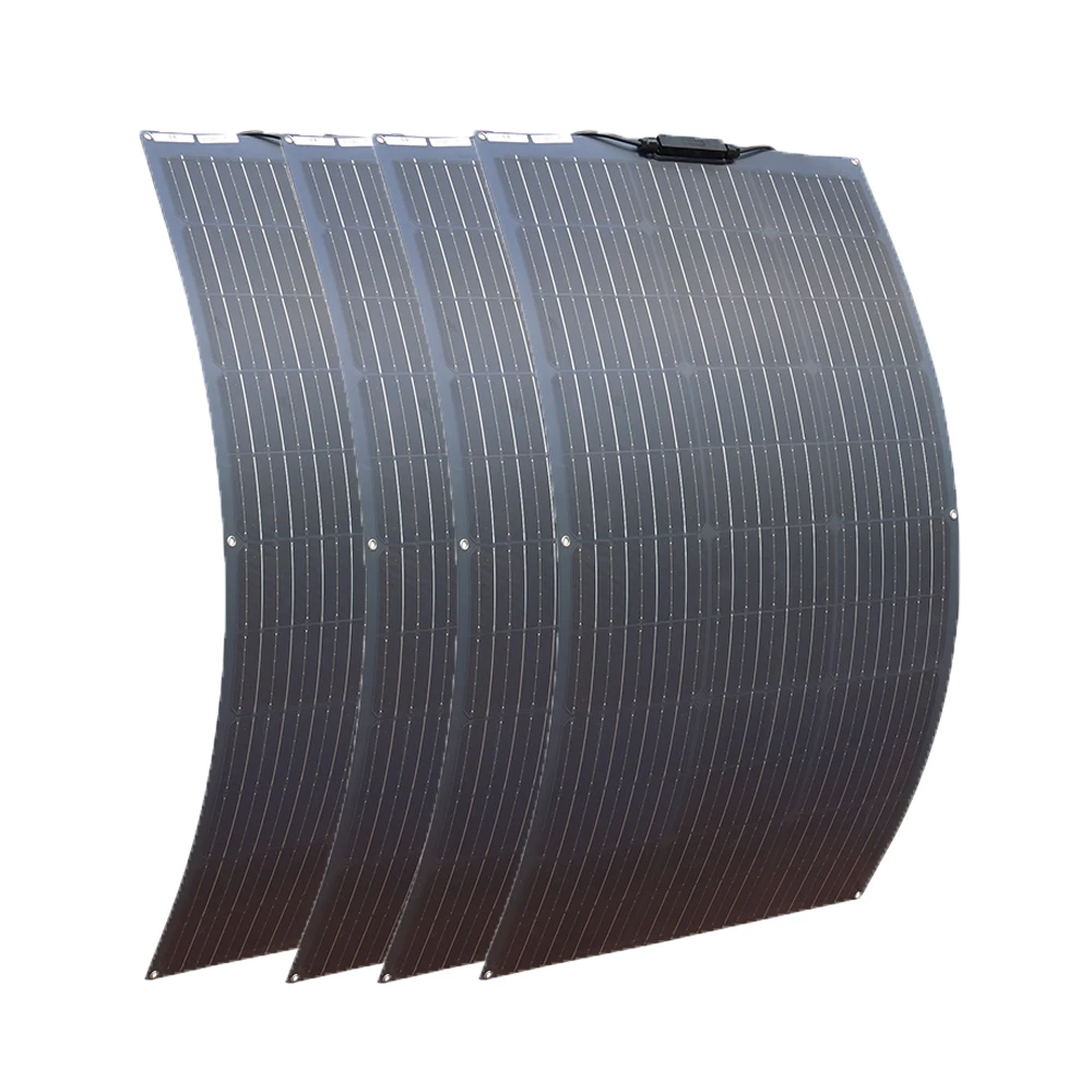 

Solar panels 100W 200W 300W 400W Solar Panel Kit or 18V Flexible Mono Photovoltaic Solar plate Power 12V 24V camping car