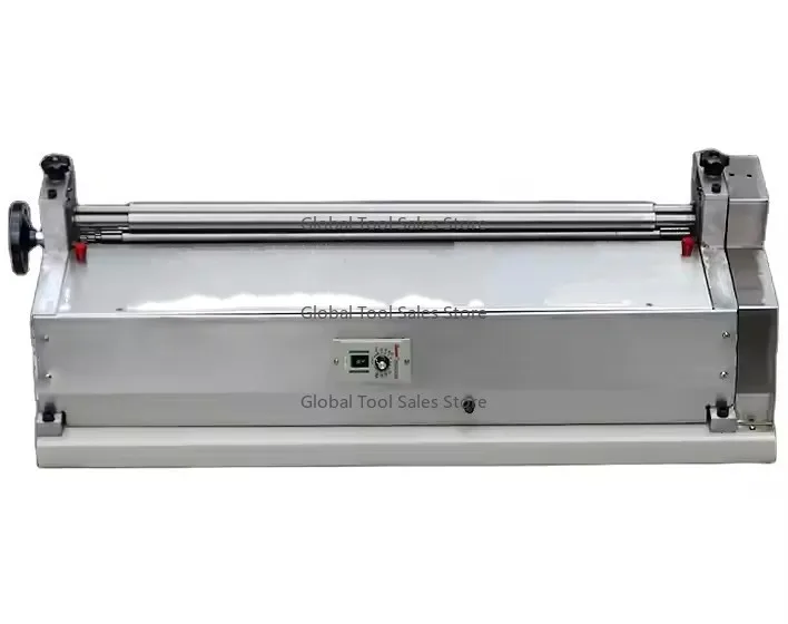 

Stainless Steel Single Side Desktop Paper Glue Gluing Machine Semi-Automatic Electric Cold Glue Carton Packaging