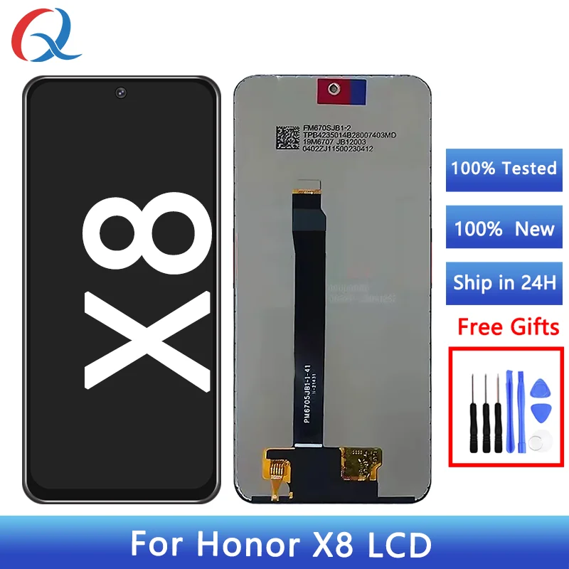 Ecran X8 X30i X40i For Huawei Honor Play 6T Pro LCD Display Digitizer Assembly Pantalla For Honor x8 Screen Replacement