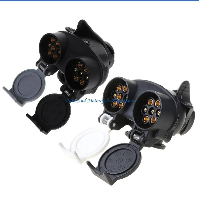 P9FD 13 Pin Plug to 12N / 12S 7 pin Sockets Towing Conversion Trailer Wiring