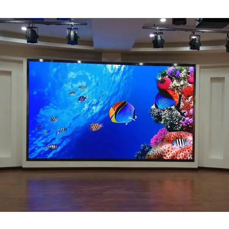 Indoor Fixed P2.5 P1.53mm LED Video Wall With Front Maintenance Aluminum Cabinet Advertising Screens Advertisement Display
