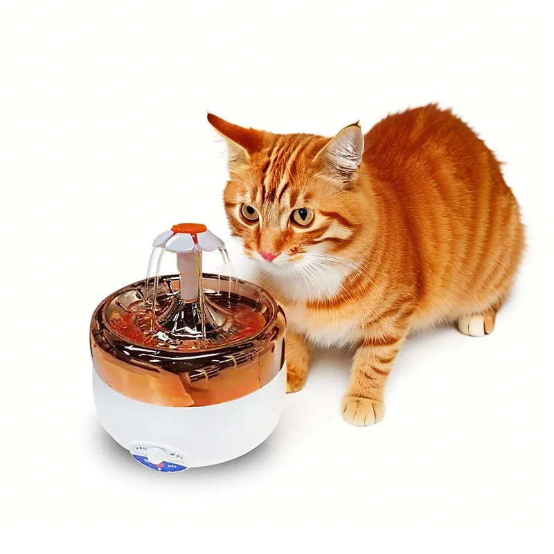 

Cat Water Dispenser Automatic Circulation Intelligent Induction Heating Pet Mobile Cat Water Pump Drinker Dog Drinking Bowl
