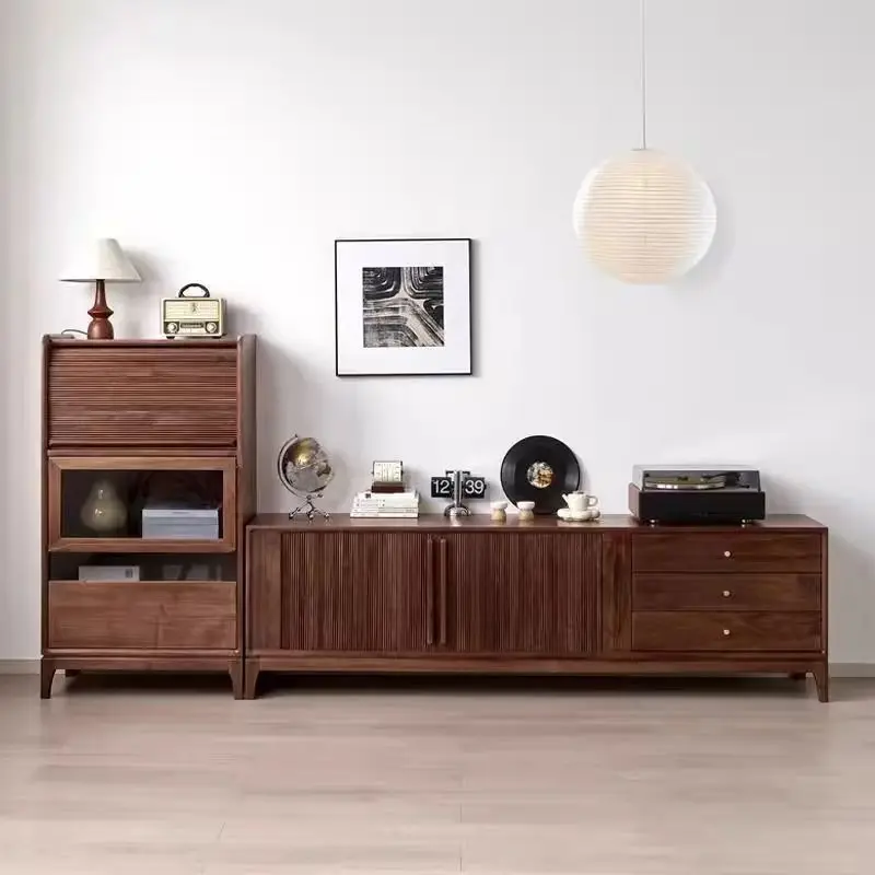 

Китайский телевизионный шкаф-тумба, напольный телевизионный шкаф для гостиной, напольный телевизионный шкаф в стиле легкой роскоши, высокий антикварный журнальный столик.