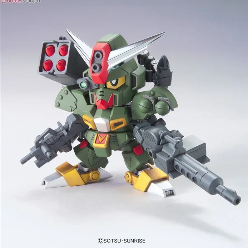 Bandai Gundam Model Kit Anime Figure SD BB 375 Commando Banshee Gundam Collection Gunpla Anime Action Figure Toys for Children