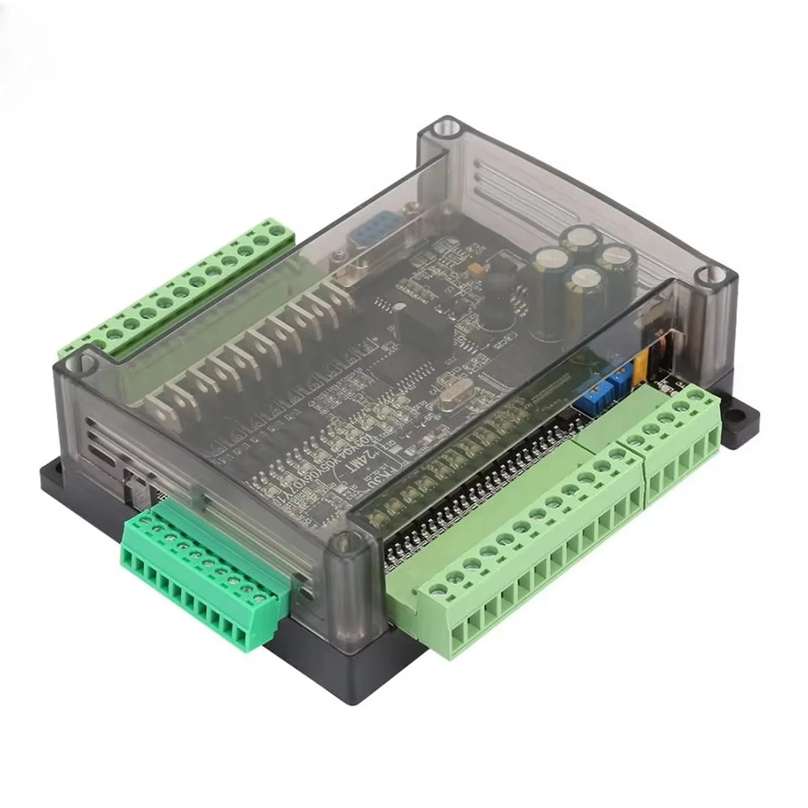 FX3U-24MR FX3U-24MT PLC Industrial Control Board 14 Input 10 Output 6AD 2DA with 485 Communication and RTC
