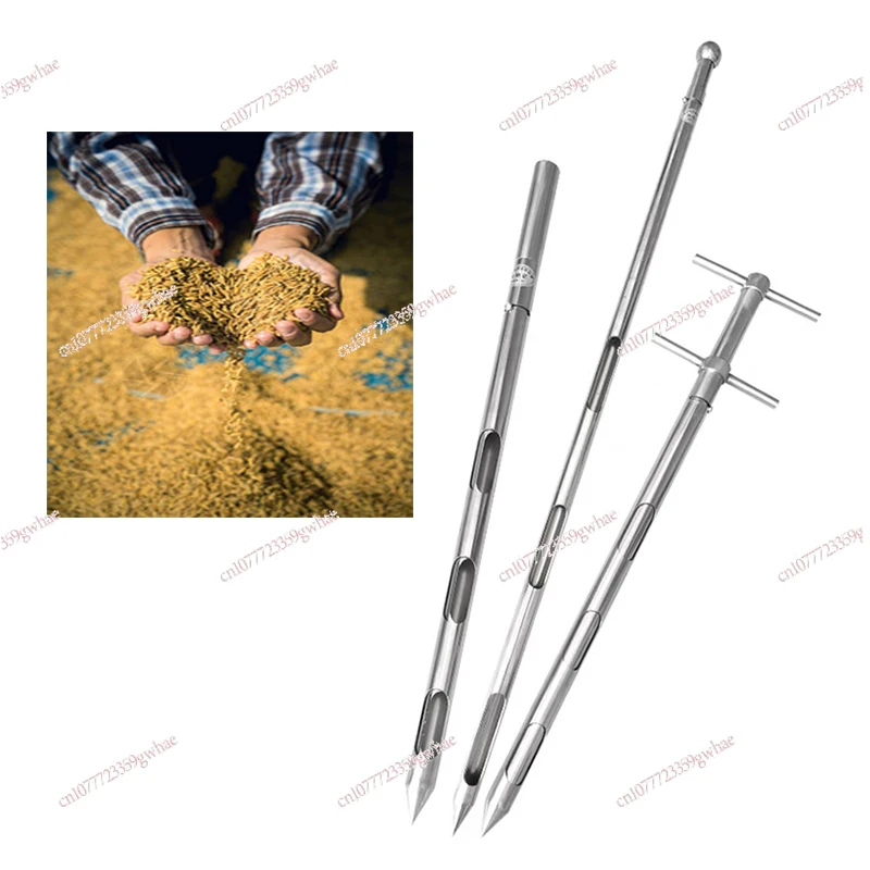 All 304 Stainless Steel Double-Layer Rotating Powder Sampling Tube Cement Powder Grain Particle Solid Sampler Sampling
