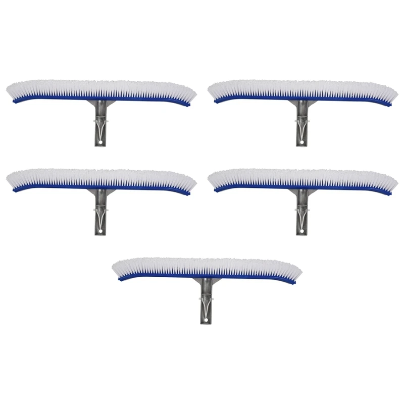 New-5X 18 Inch Outdoor Pool Wall Brush Swimming Pool Cleaning Tool Handle For Pond Hot Spring Pools Algae Remover Scrubber