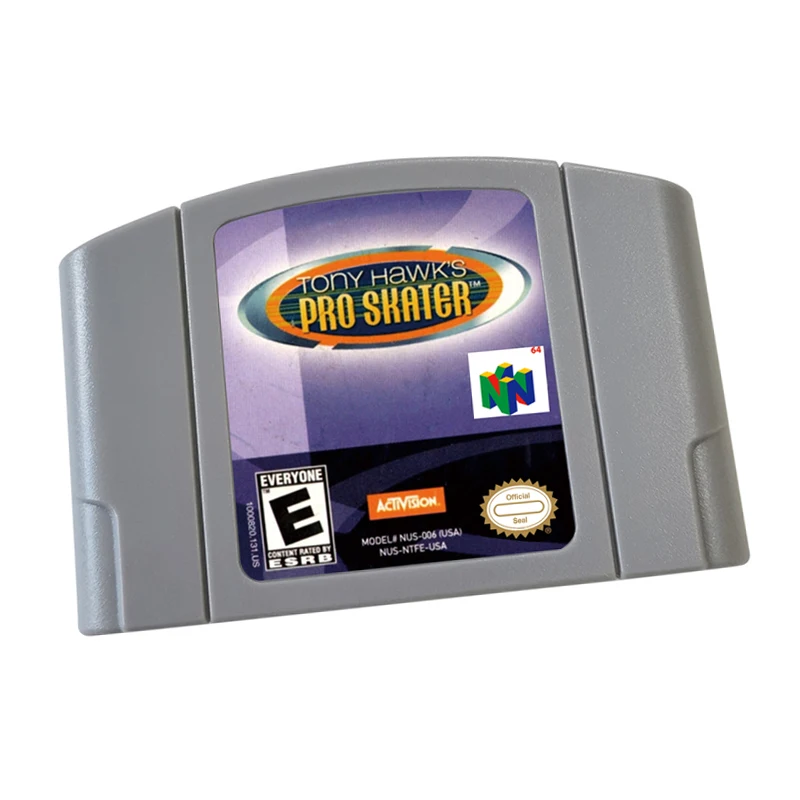 

N64 Game Card Cartridge US Version-Tony Hawk's Pro Skater