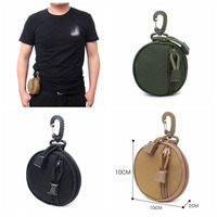 Tactical EDC Pouch Molle Wallet Bag Portable Key Coin Purse Waist Fanny Pack Earphone Bag Mini Key Holder Hunting Pouch