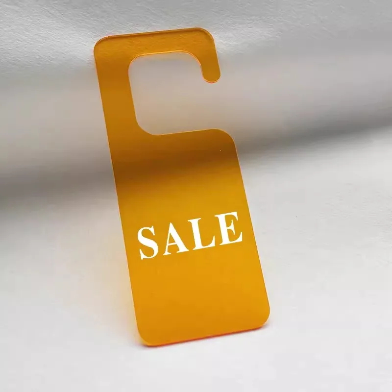 Acrylic Hangtag Promotional Clothing Display Sign Logo Prompt Signage New Listing Clothing Fashion