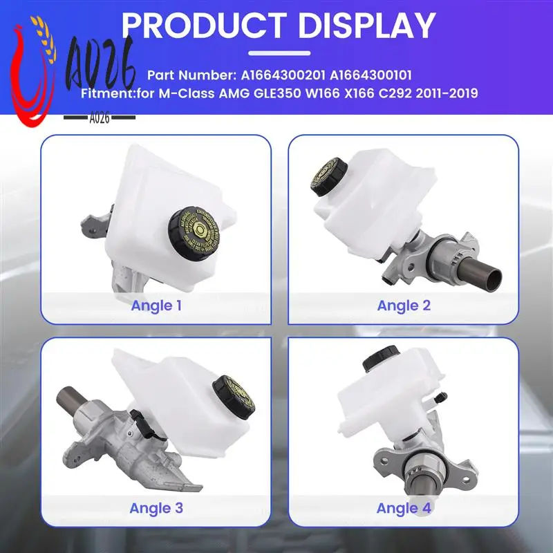 

A026-Car Brake Cylinder A1664300201 A1664300101 For Mercedes-Benz M-Class AMG GLE350 W166 X166 C292 2011-2019