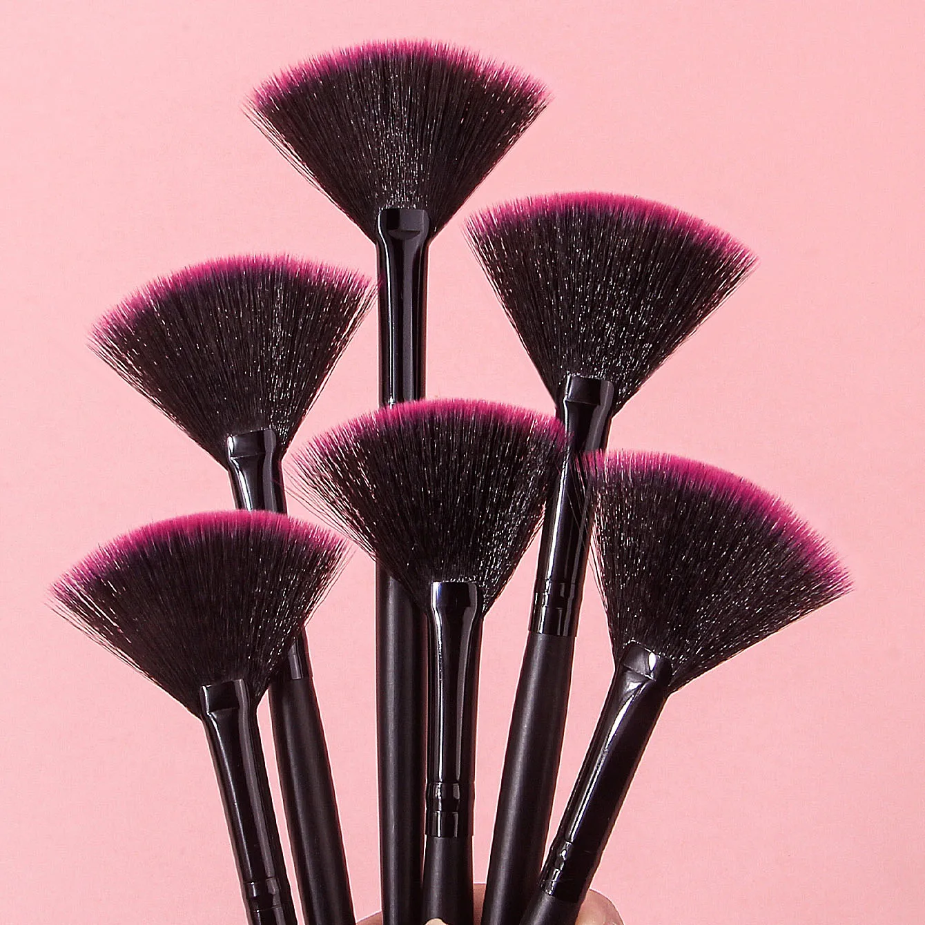 1/3/6PCS Fan Shape Foundation Makeup Brushes Multifunctional Facial Mask Brush Essential Oil Women Beauty Makeup Tools Brush