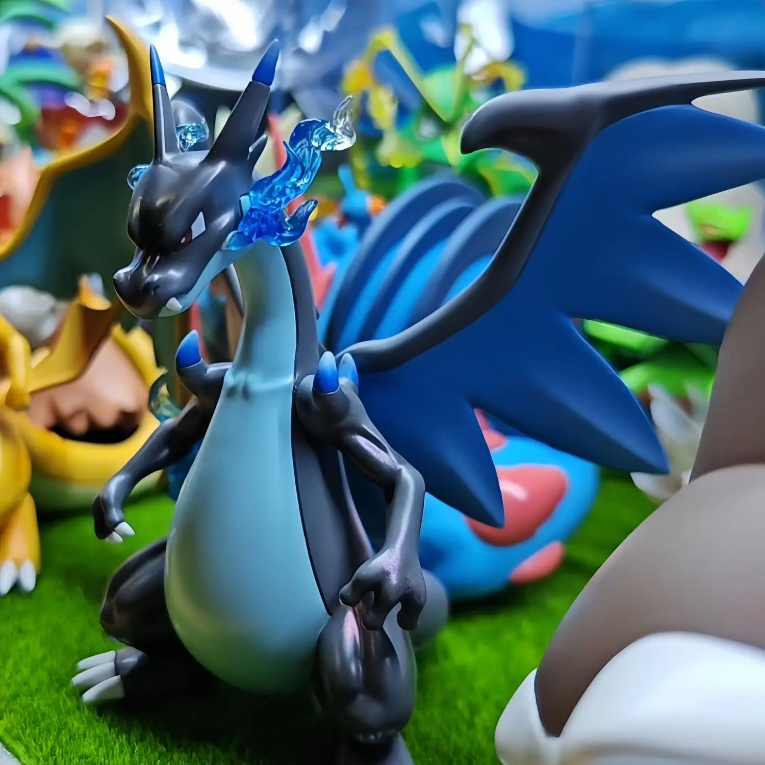 New Pokemon Tyranitar Charizard Zekrom Anime Figure Cute Statue Toys Pvc Model Desktop Collection Decorations For Children Gift