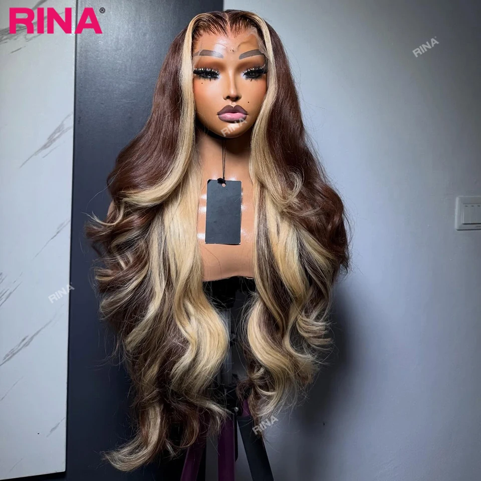 

Парик с кружевной передней частью 13x6, светло-коричневый с мелированием, из натуральных волос Реми, с кружевной застежкой 5x5, для женщин, предварительно прорезанный, в стиле Body Wave