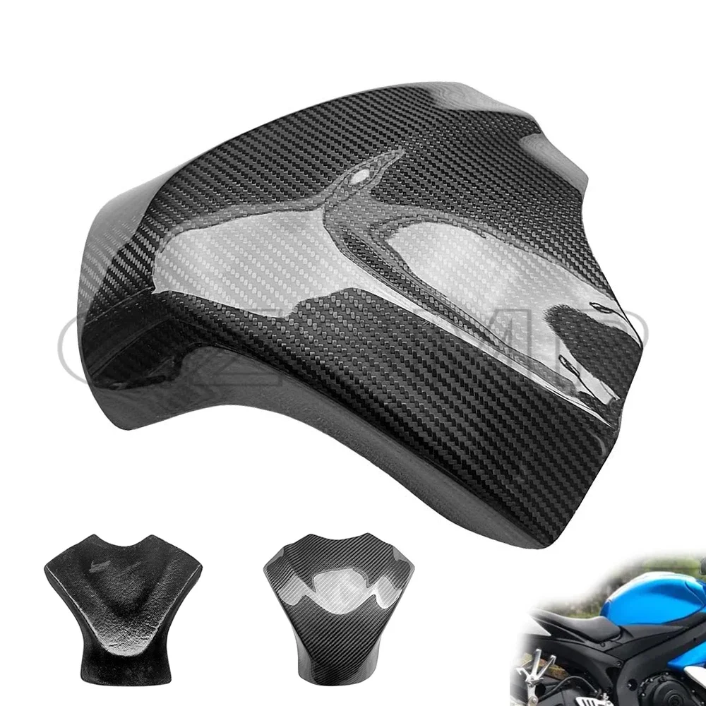 Real Carbon Fiber Motorcycle Fuel Gas Tank Protection Cover fit For Suzuki GSXR1000 GSXR 1000 K9 2009-2012 2010 2011 