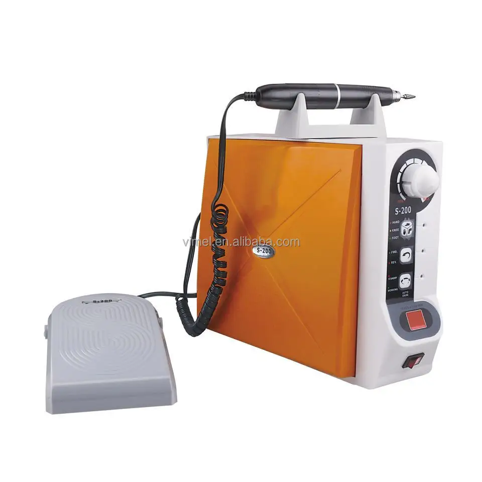 60000RPM Dental Micromotor with strong drill Micro Motor Control High Speed Brushless Dental polishing machine orange