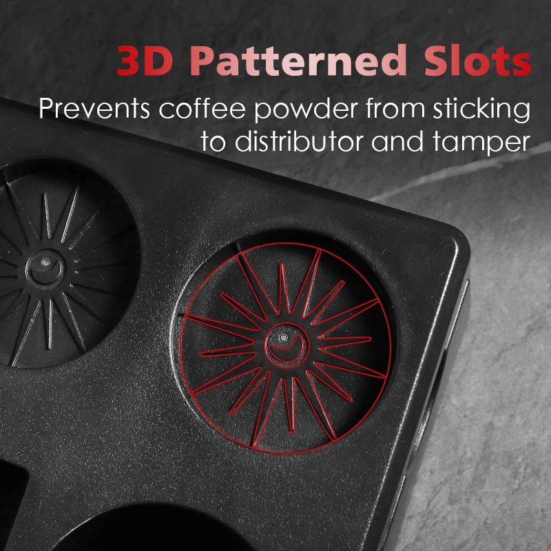 Caffeepro Estación para controlar la presión del café, soporte para portafiltro, distribuidor, accesorios para espresso, herramientas para baristas 51mm 54mm 57mm 58mm
