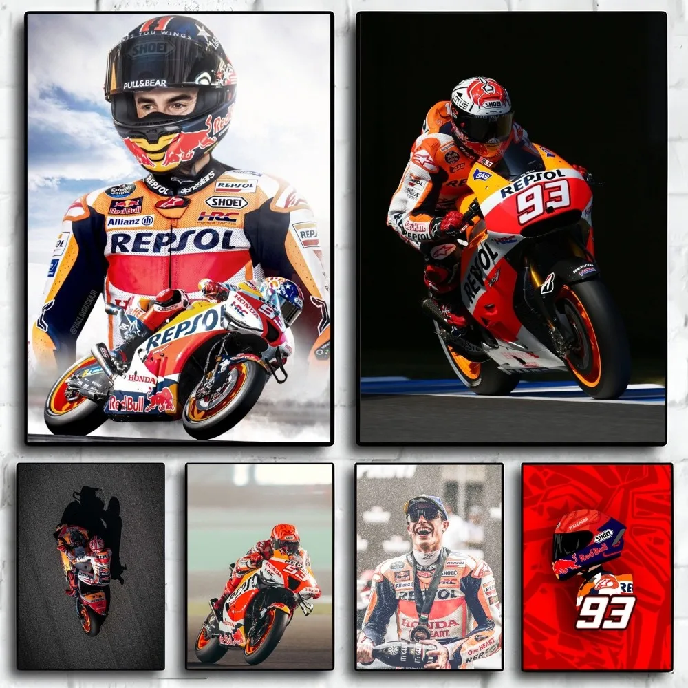 M-Marc M-Marquez  Poster Paper Print Home Living Room Bedroom Entrance Bar Restaurant Cafe Art Painting Decoration