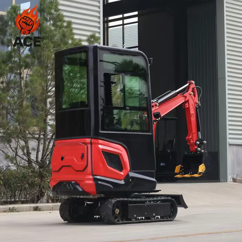 

Free Shipping 1.2 Ton Mini Excavators Ce Epa Micro Digger Multifunctional 1 ton Mini Excavator Machine with customized