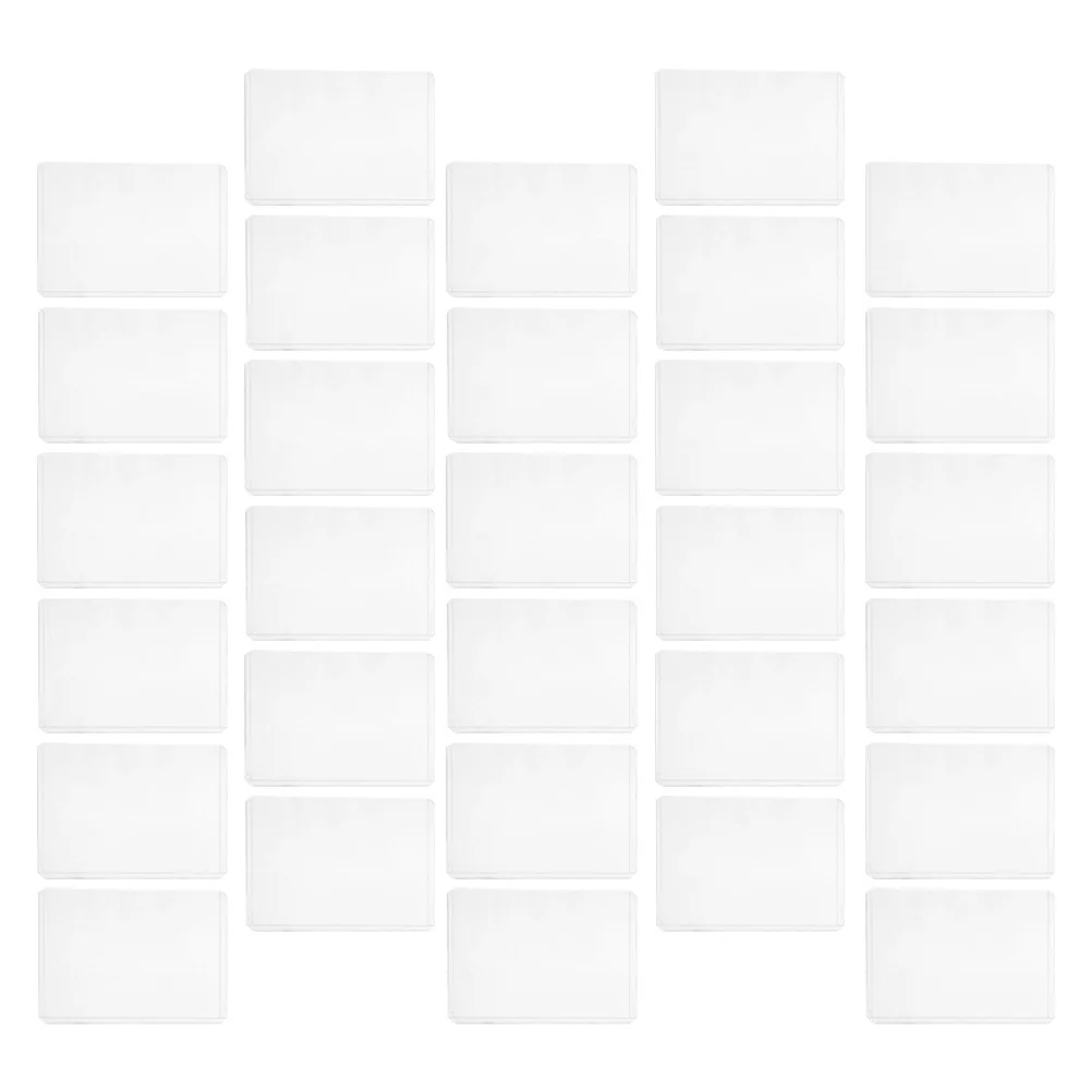 BUTIFULSIC 30 шт. прозрачные рукава для фотоигр, защитные чехлы для торговых карт, держатель из АБС-пластика