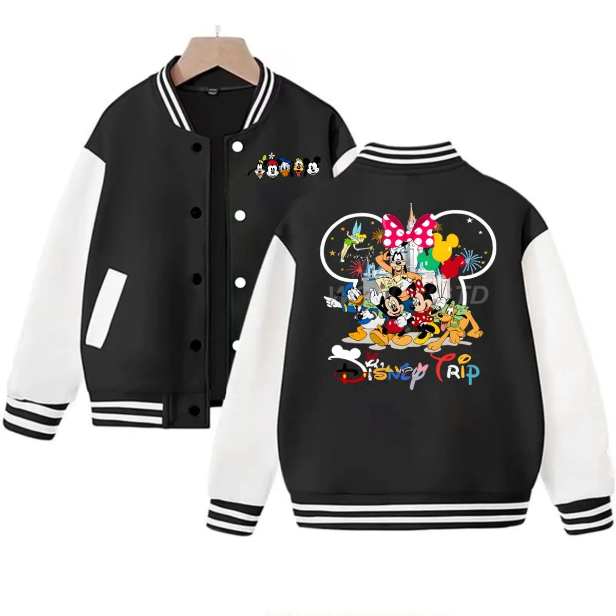 

Classic Family Matching Jackets Disney Trip Mickey Mouse Minnie Women Men and Kids Boys Girls Long Sleeve Fun Jacket Gifts 2026