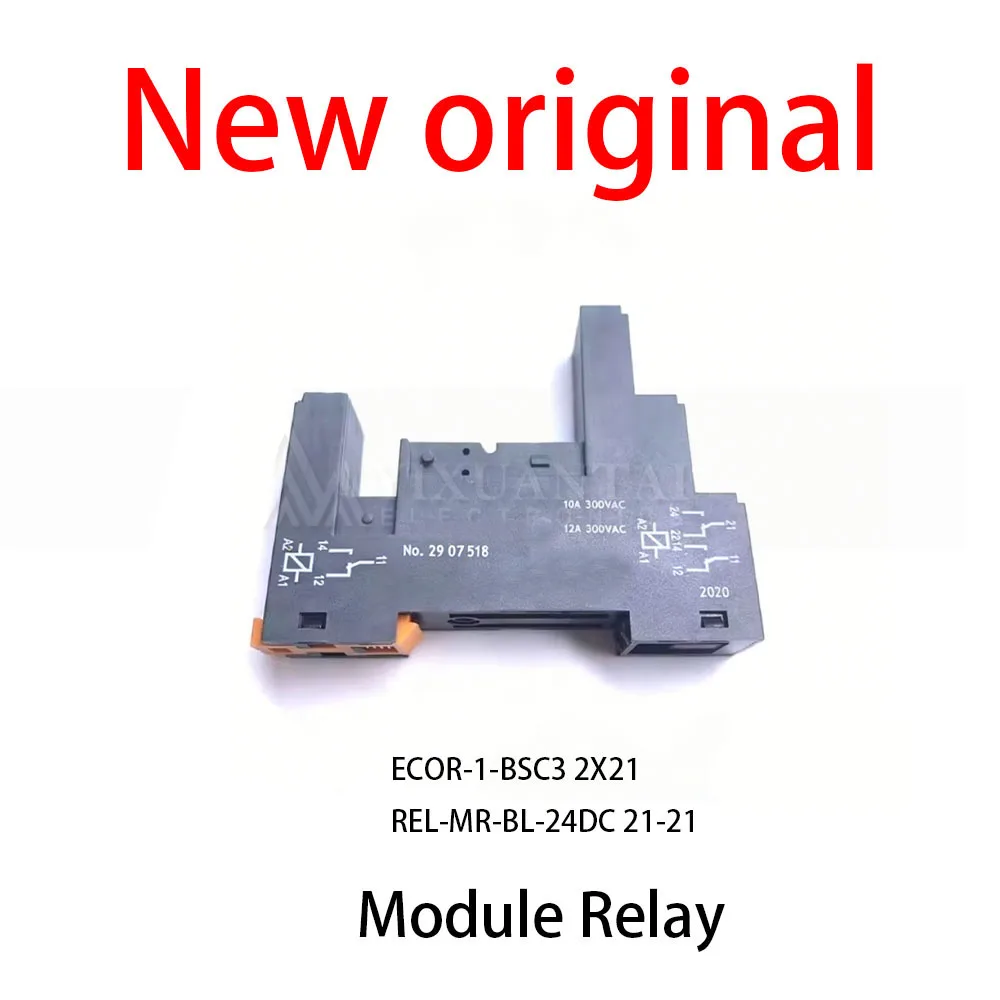 10 шт./лот Новый оригинальный ECOR-1-BSC3 2X21 REL-MR-BL-24DC 21-21 Модульное реле