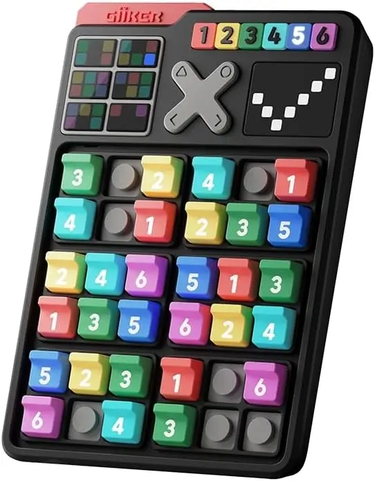Jogos de quebra-cabeça de sudoku inteligentes, 2500 desafios originais sudoku para crianças, quebra-cabeça de provocação de cérebro para crianças, jogos de viagem presentes de aniversário f