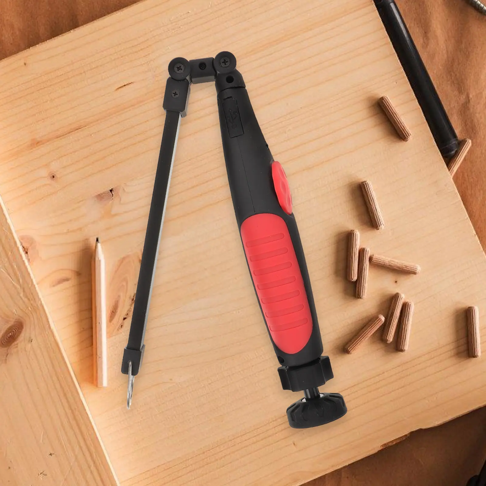 

1Set Rechargeable Cob Work Light Portable Mechanic Inspection Light Magnetic Base Adjustable Brightness Multi Angle Emergency