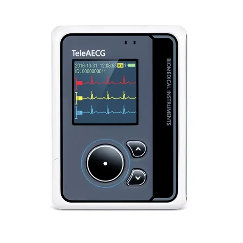 3in1 HolterECG PC Stress 24h Holter 12 Channel Holter Monitor Handheld