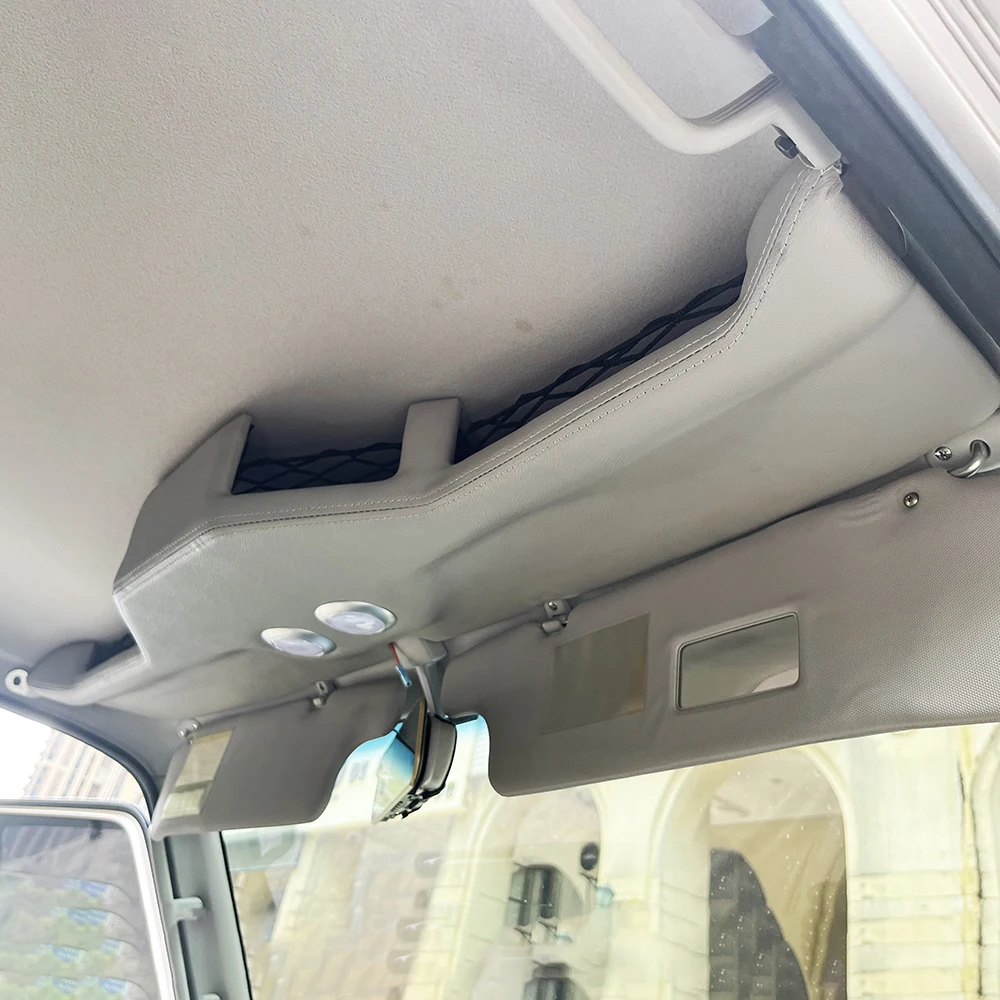 

Full Storage Leather Roof Console With Lights for Land Cruiser 76 79 LC76 LC79 Single Cab Dual Cab Accessories