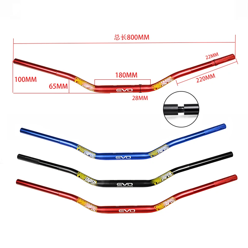 28mm CNC Motorcycle 1-1/8" Fat Bar Handlebar High Handle Grips Clamps Pads For KAWASAKI HONDA SUZUKI YAMAHA Kayo CRF Dirt Bike image 6